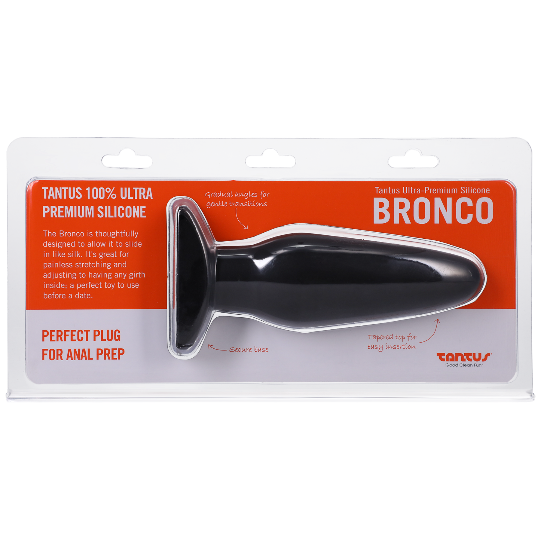 Silicone Bronco Silicone Butt Plug - Sheets Optional