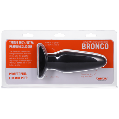 Silicone Bronco Silicone Butt Plug - Sheets Optional