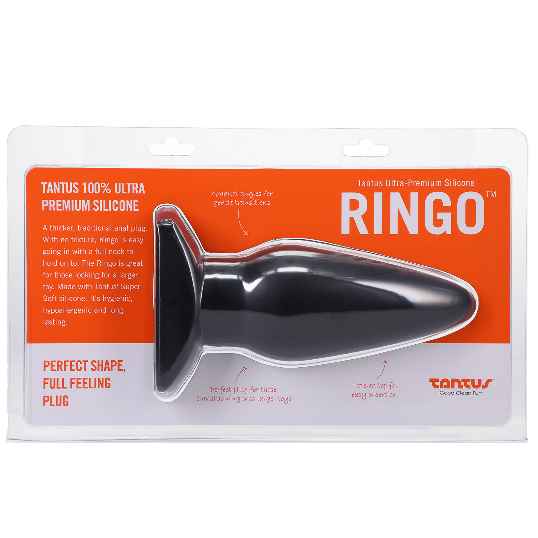 Silicone Ringo Silicone Butt Plug - Sheets Optional