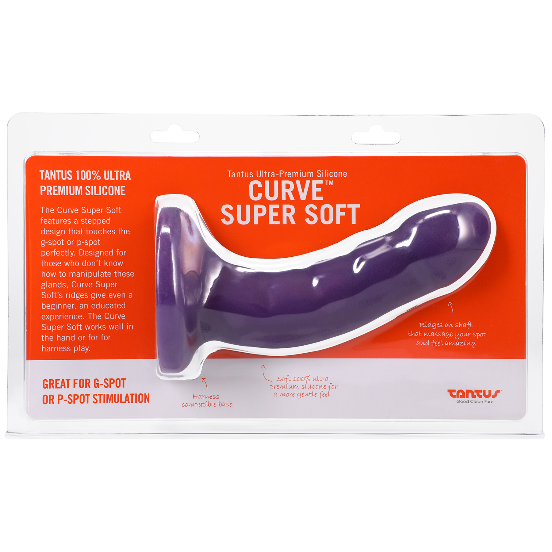 Silicone Curve Dildo Amethyst - Sheets Optional