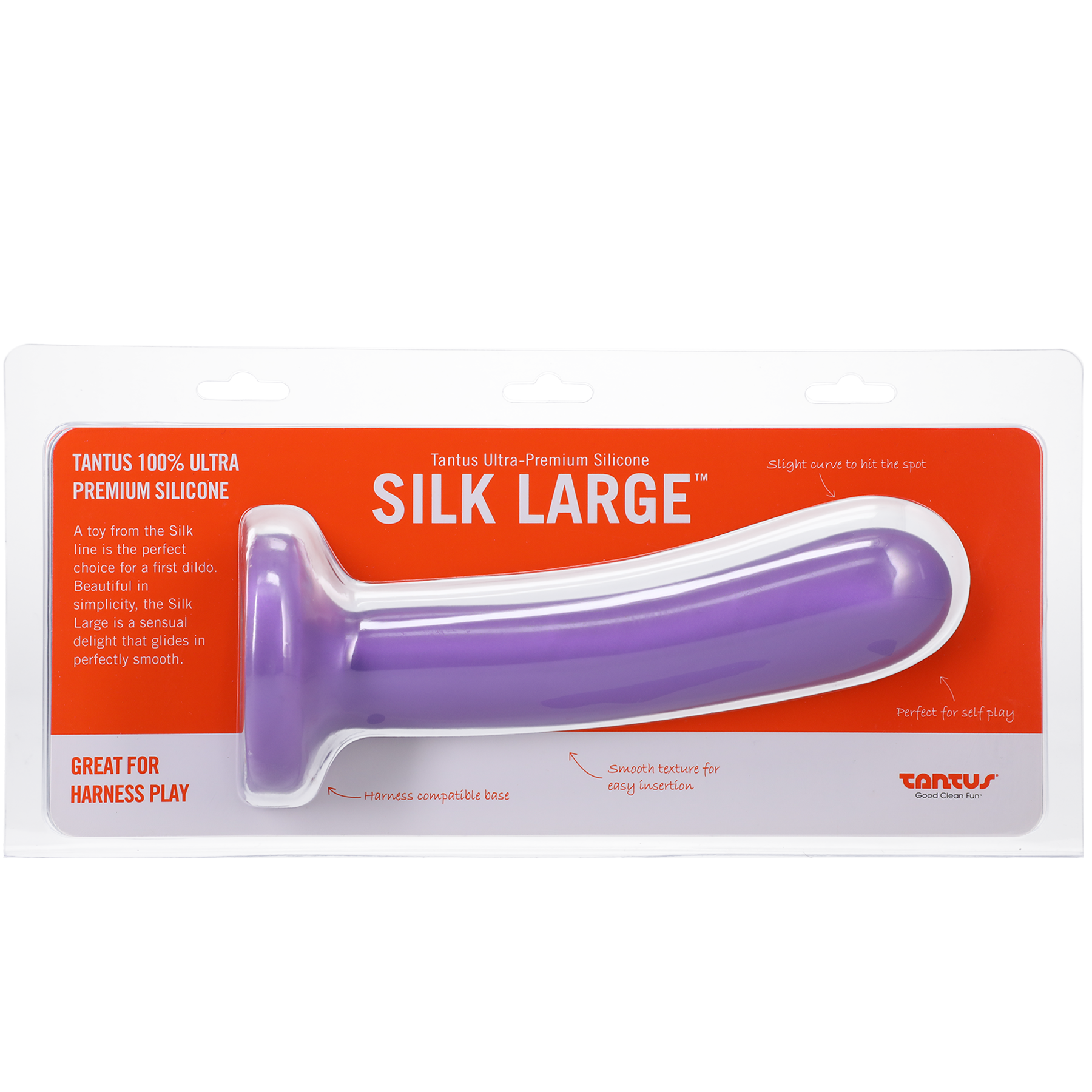 Silicone Silk Large Silicone Dildo - Sheets Optional