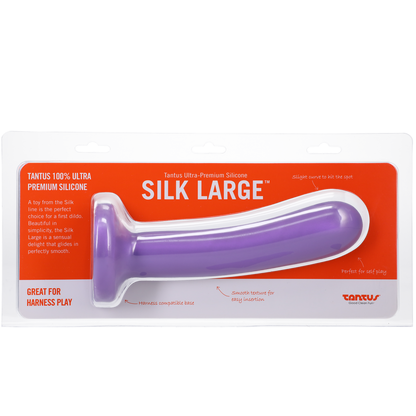 Silicone Silk Large Silicone Dildo - Sheets Optional