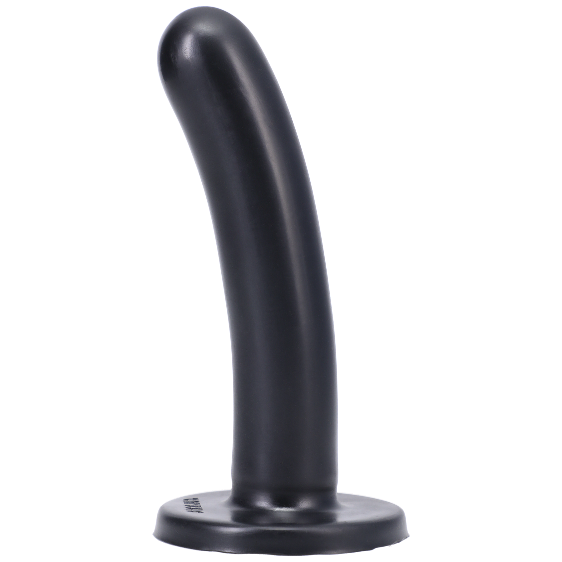 Silk Medium Silicone Dildo Black - Sheets Optional