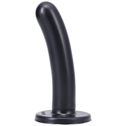 Silk Medium Silicone Dildo Black - Sheets Optional