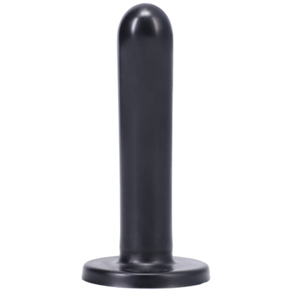 Silk Medium Silicone Dildo Black - Sheets Optional