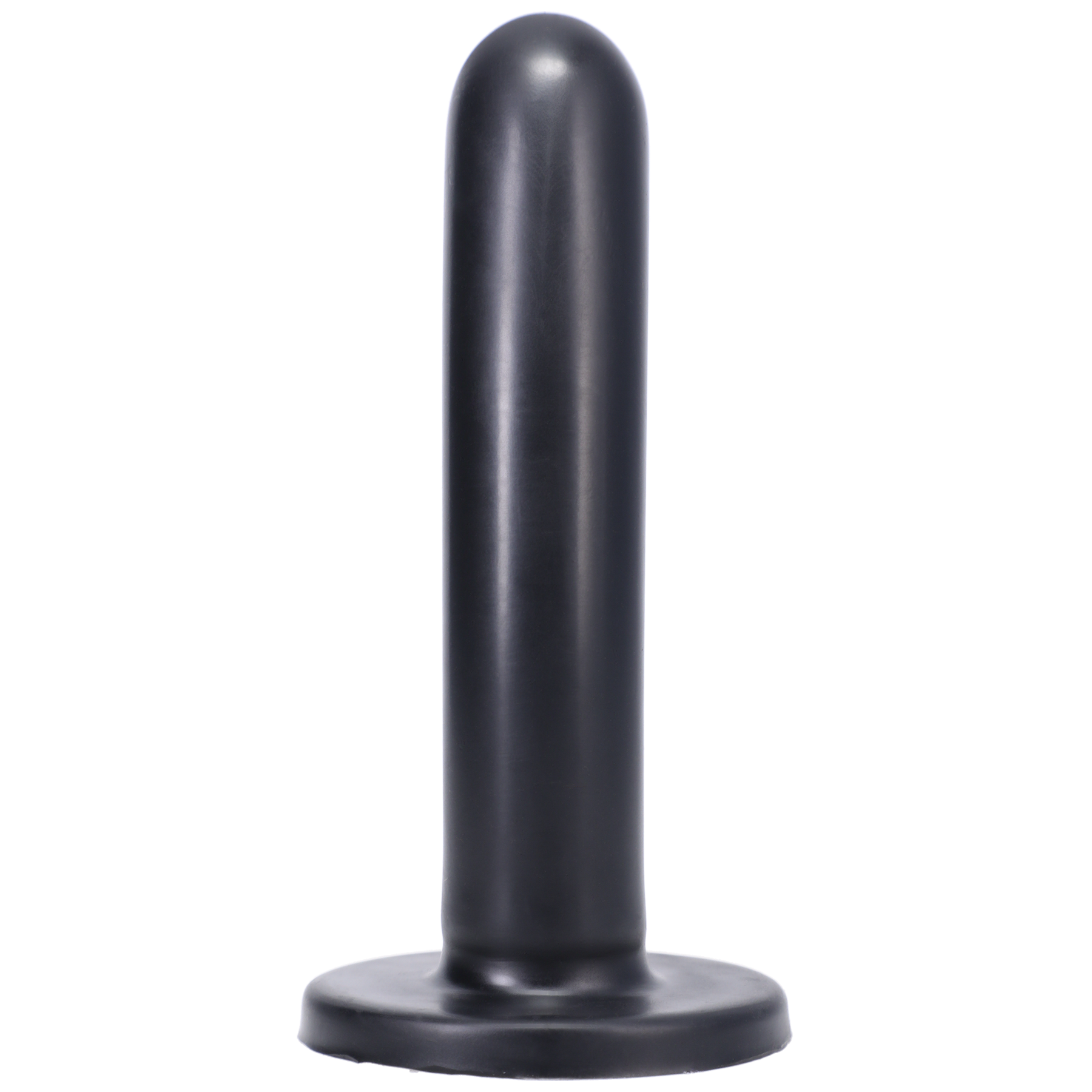 Silk Medium Silicone Dildo Black - Sheets Optional