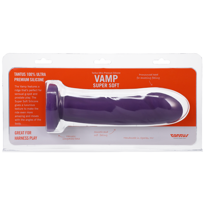 Tantus Silicone Vamp Super Soft Silicone Amethyst - Sheets Optional