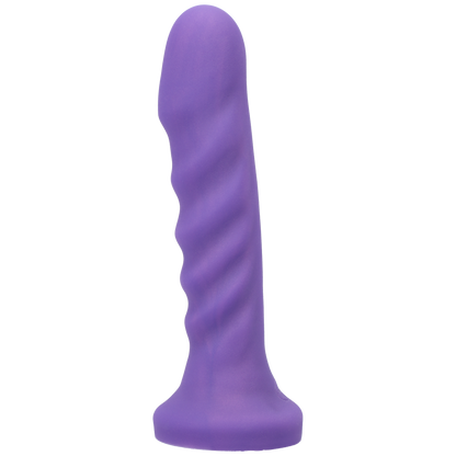 Tantus Silicone Echo Silicone Vibrator Midnight Purple - Sheets Optional
