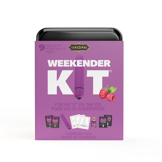 WEEKENDER KIT VIBE Raspberry Dreams Includes: Oil of Love, Reusable 10 speed mini vibe, Massage Oil, Love Liquid and Erotic Playcards - Sheets Optional