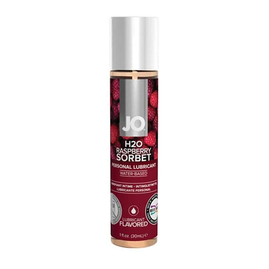 JO H2O Flavoured Lubricant Raspberry 1oz - Sheets Optional