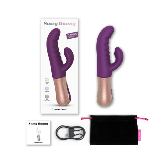 SASSY BUNNY - PURPLE RAIN - Sheets Optional
