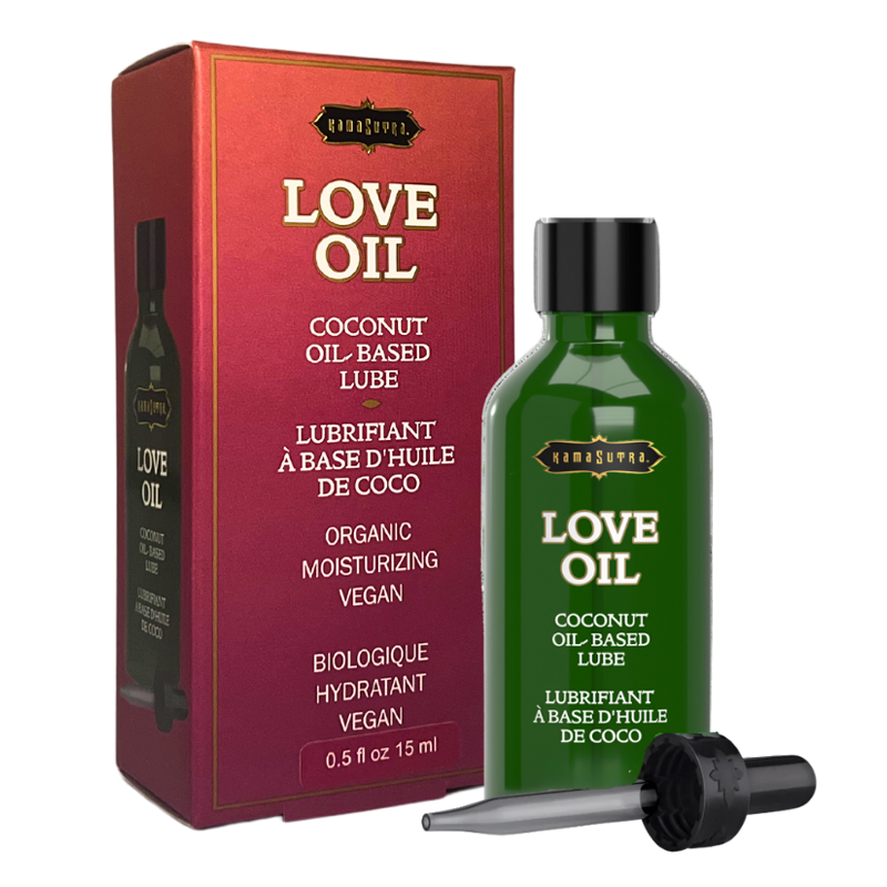 LOVE OIL (coconut oil based) 0.50 fl oz/ 15 ml - Sheets Optional
