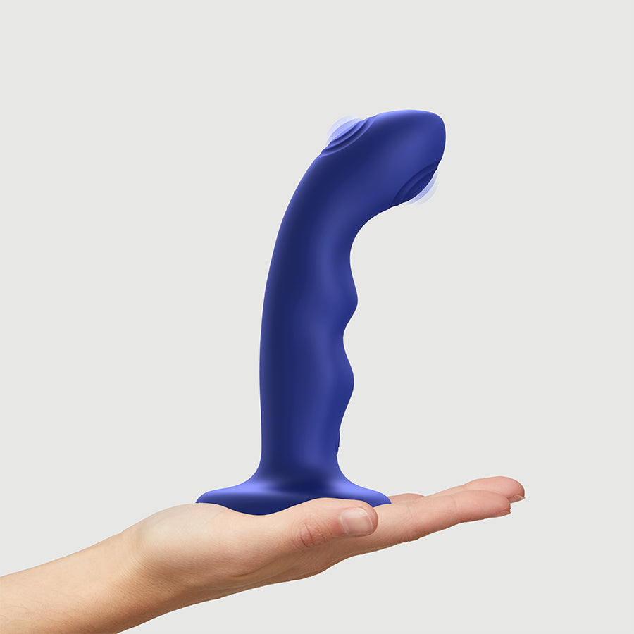 TAPPING DILDO WAVE - NIGHT BLUE - Sheets Optional