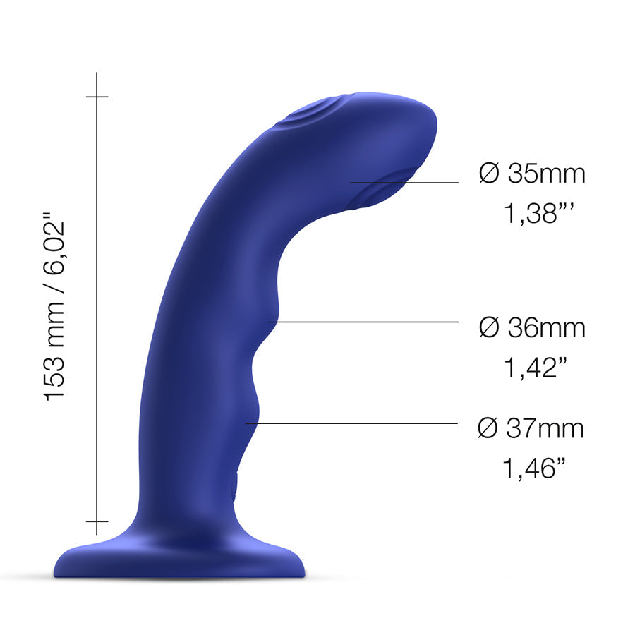 TAPPING DILDO WAVE - NIGHT BLUE - Sheets Optional