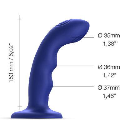 TAPPING DILDO WAVE - NIGHT BLUE - Sheets Optional
