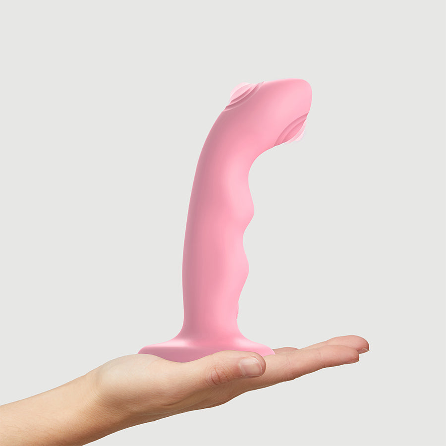 TAPPING DILDO WAVE - CORAL PINK - Sheets Optional