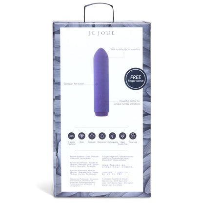 Je Joue Classic Rechargeable Bullet Vibrator Purple - Sheets Optional