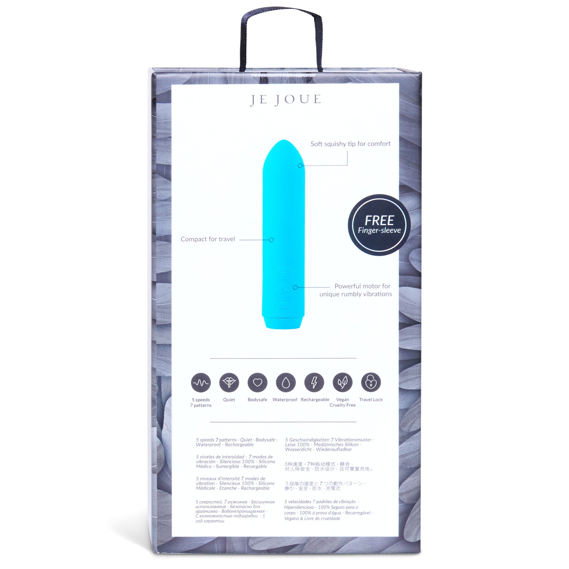 Je Joue Classic Rechargeable Bullet Vibrator Purple - Sheets Optional