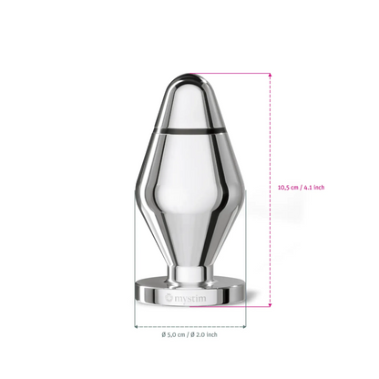 Mystim John Buttplug L, (Mystim Roundplug) - Sheets Optional