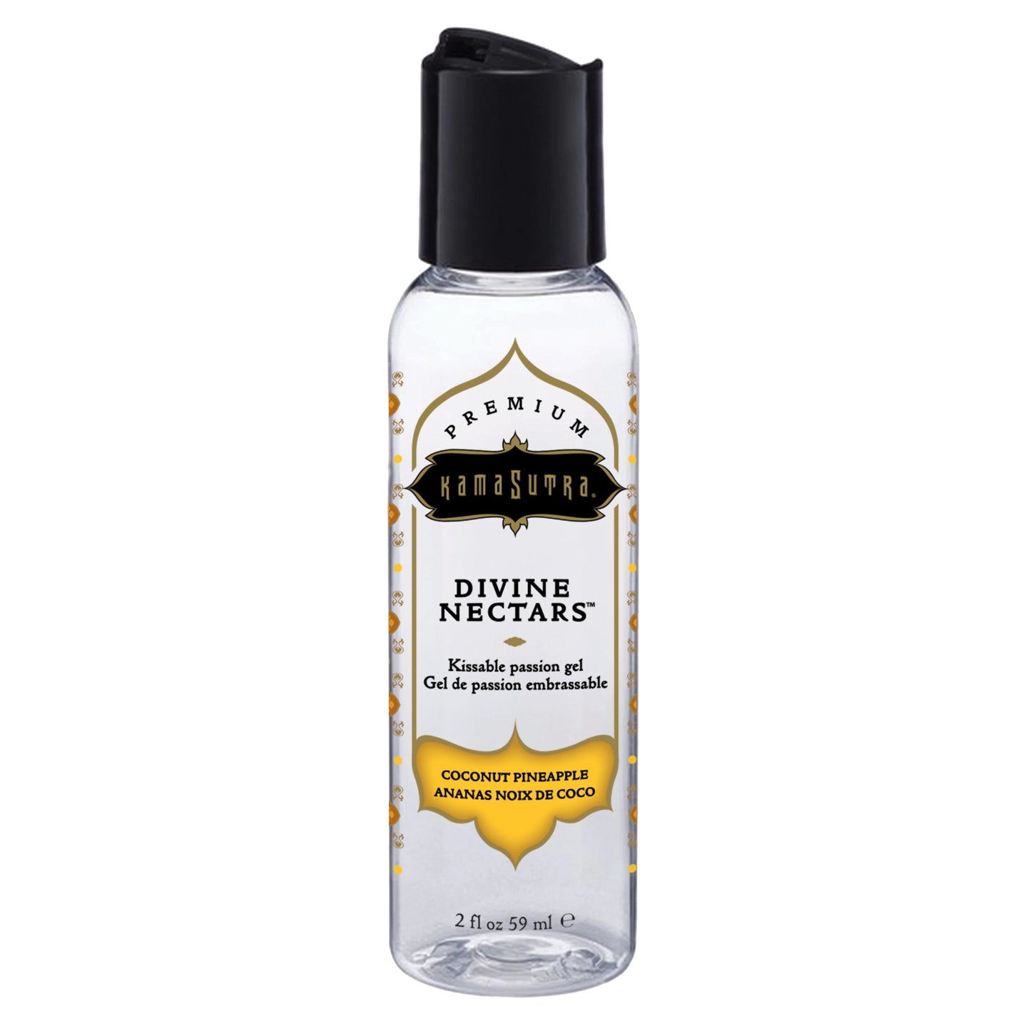Divine Nectars Flavored Body Glide Coconut Pineapple 2 fl oz - Sheets Optional