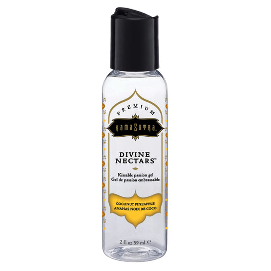 Divine Nectars Flavored Body Glide Coconut Pineapple 2 fl oz - Sheets Optional