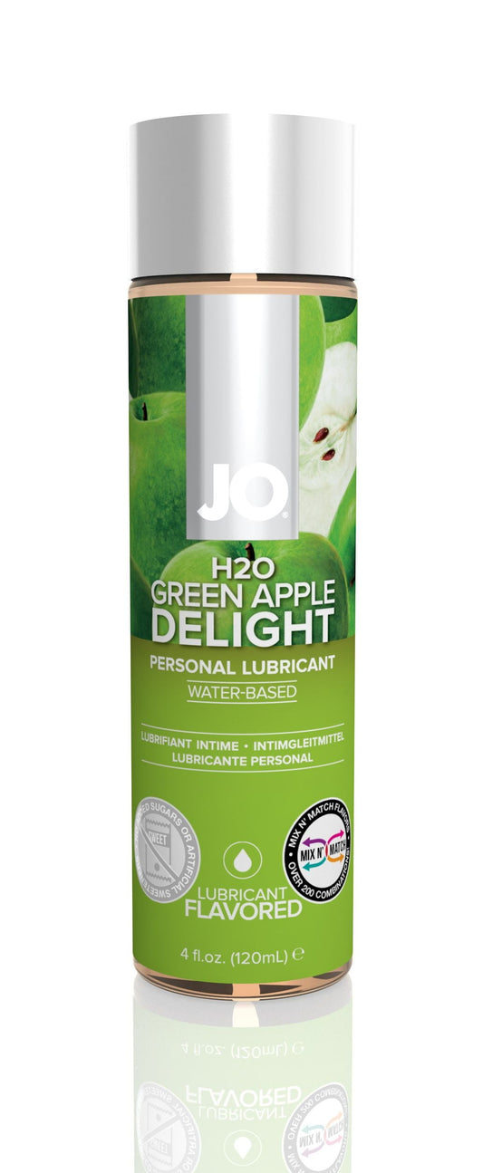 JO H2O - Green Apple - Lubricant 4 floz / 120 mL - Sheets Optional