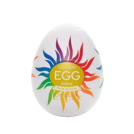 Egg Shiny Pride Male Masturbator - Sheets Optional