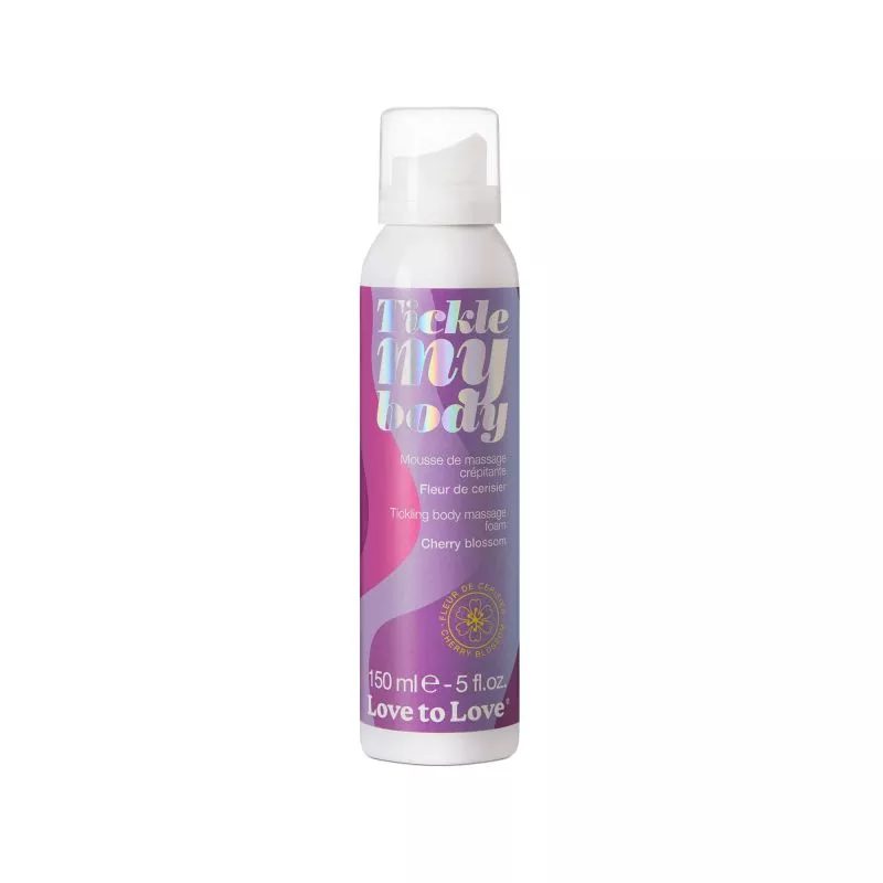TICKLE MY BODY - MASSAGE FOAM - CHERRY BLOSSOM 150ML / 5FL.OZ.