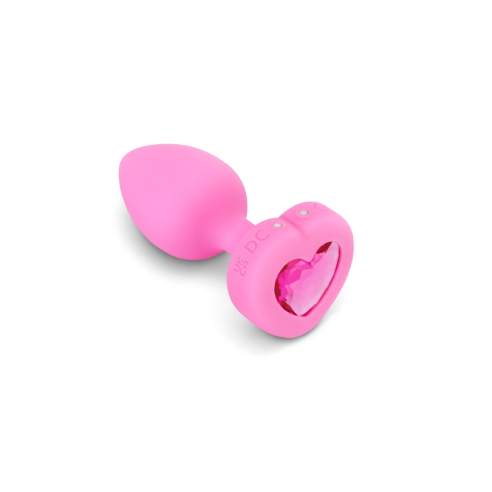 VIBRATING HEART PLUG S/M - Sheets Optional