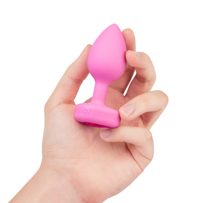 VIBRATING HEART PLUG S/M - Sheets Optional