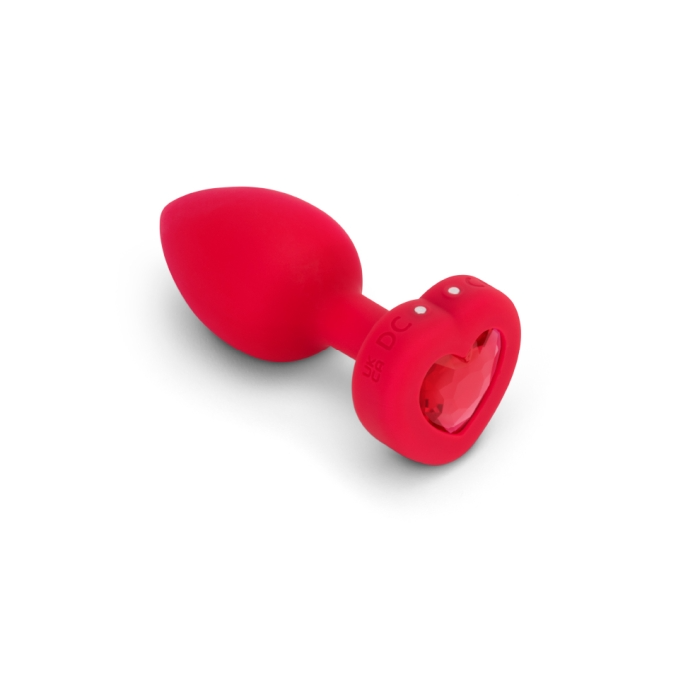 VIBRATING HEART PLUG M/L - Sheets Optional