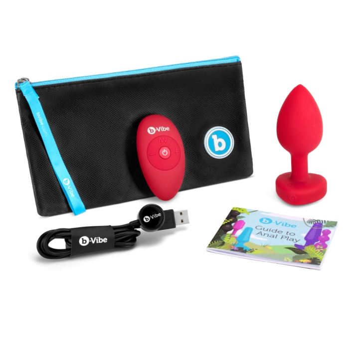 VIBRATING HEART PLUG M/L - Sheets Optional