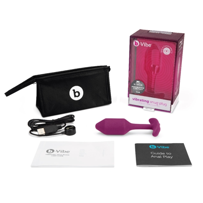 VIBRATING SNUG PLUG 2 | ROSE - Sheets Optional