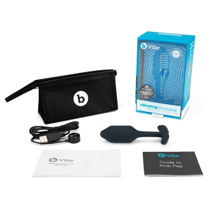 VIBRATING SNUG PLUG 2 | BLACK - Sheets Optional