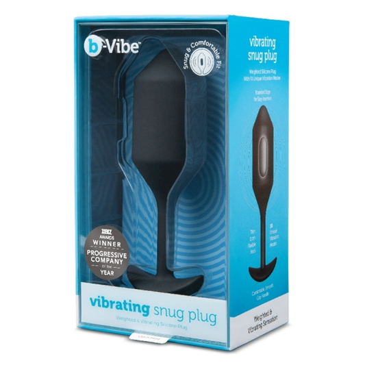 VIBRATING SNUG PLUG 4 | BLACK - Sheets Optional