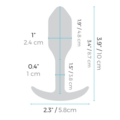 VIBRATING SNUG PLUG | S | ORANGE - Sheets Optional