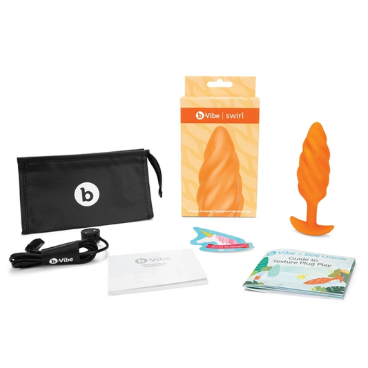 SWIRL TEXTURE PLUG | ORANGE - Sheets Optional