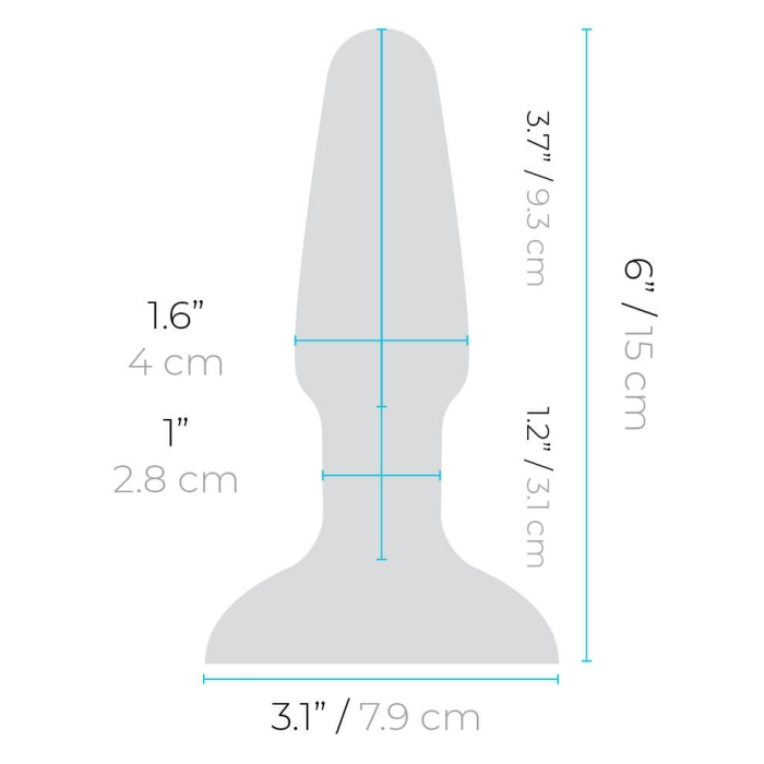 RIMMING PLUG 2 | BLACK - Sheets Optional