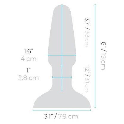RIMMING PLUG 2 | BLACK - Sheets Optional