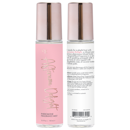 AFTERNOON DELIGHT Fragrance Body Mist with Pheromones - Sheets Optional