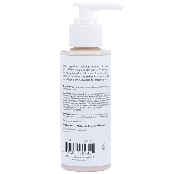 GLOW Gold Shimmer Lotion - Gold 4oz | 118mL - Sheets Optional