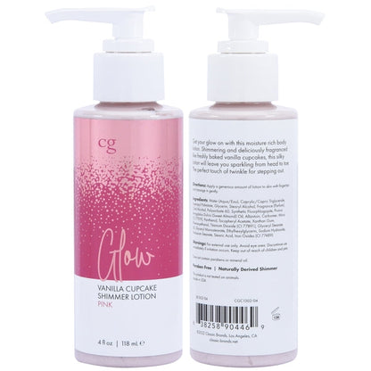 GLOW Pink Shimmer Lotion - Pink 4oz | 118mL - Sheets Optional