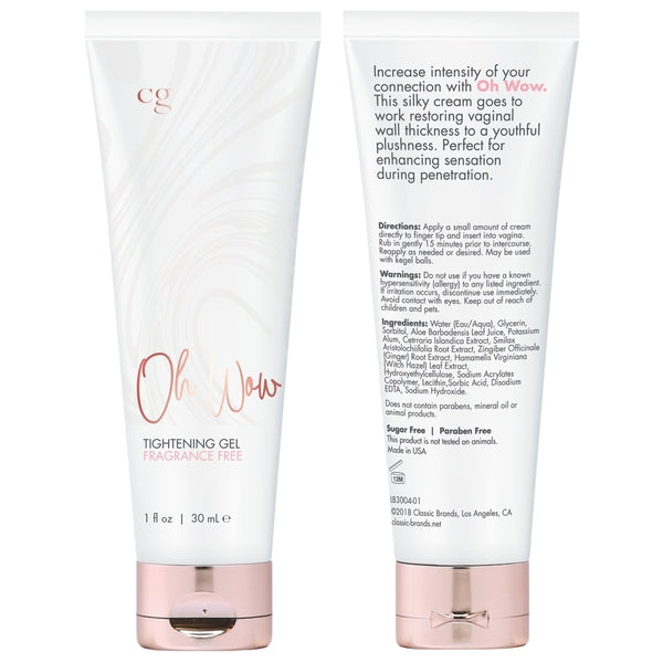 OH Wow Tightening Gel 1oz | 30mL - Sheets Optional