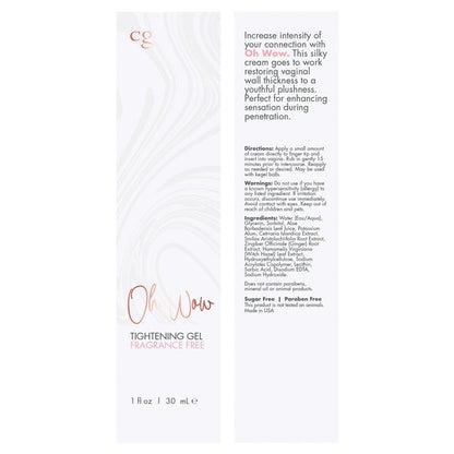 OH Wow Tightening Gel 1oz | 30mL - Sheets Optional