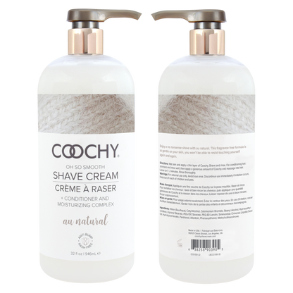 Shave Cream - Au Natural 32oz | 946mL - Sheets Optional