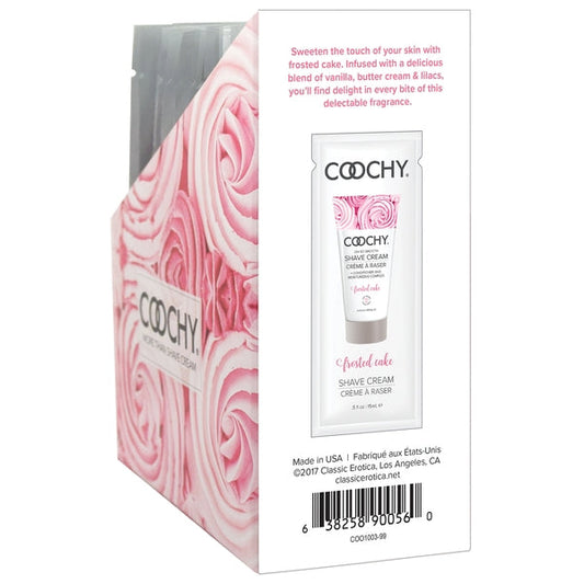 Shave Cream - Frosted Cake 24pc | 15ml - Foil - DISPLAY - Sheets Optional