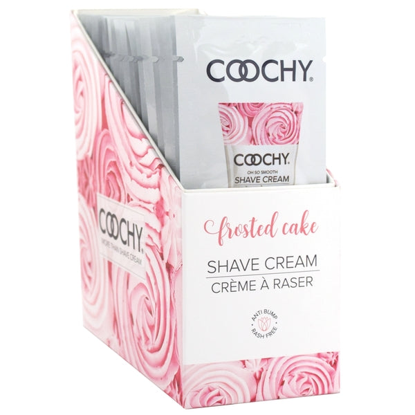 Shave Cream - Frosted Cake 24pc | 15ml - Foil - DISPLAY - Sheets Optional