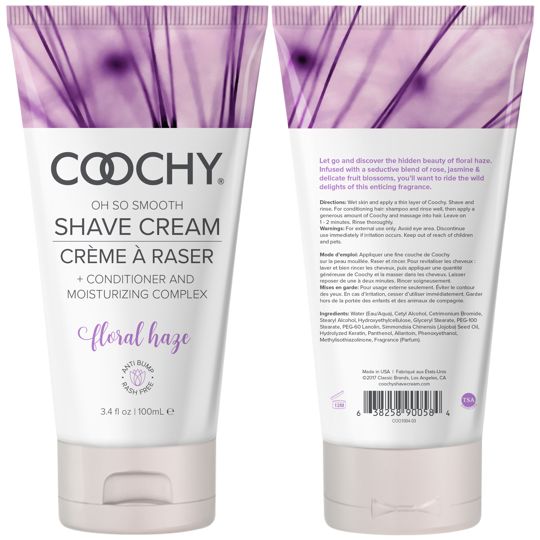 Shave Cream - Floral Haze 3.4oz | 100mL - Sheets Optional