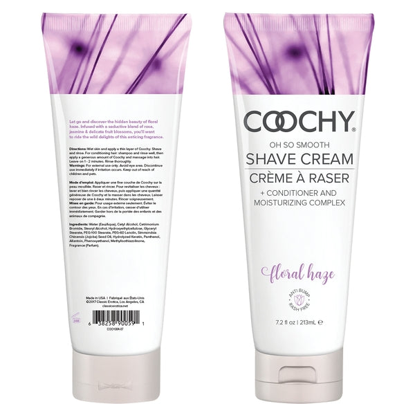 Oh So Smooth Shave Cream- Floral Haze 7.2oz | 213mL - Sheets Optional