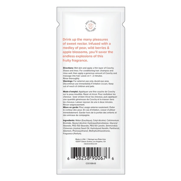 Shave CreamSweet Nectar 0.5 fl oz | 15mL - FOIL - Sheets Optional